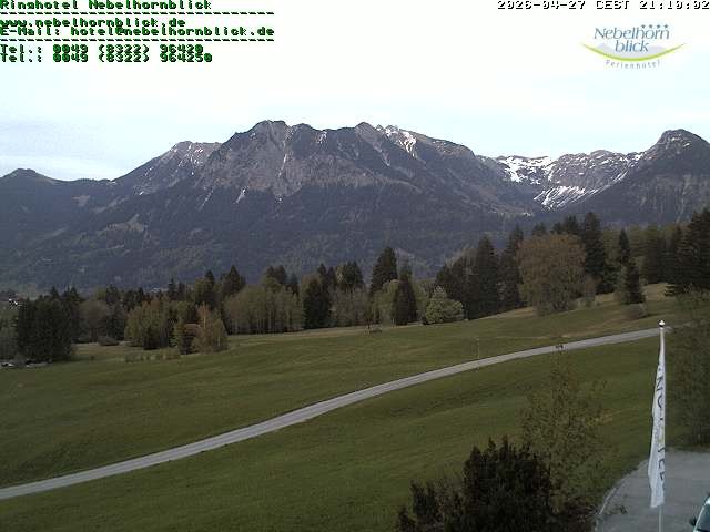 Archiv Foto Webcam Nebelhornblick
