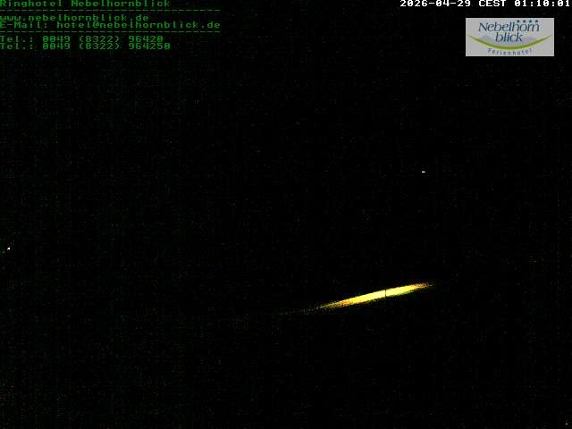 Archiv Foto Webcam Nebelhornblick