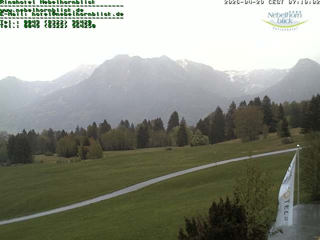 Archiv Foto Webcam Nebelhornblick