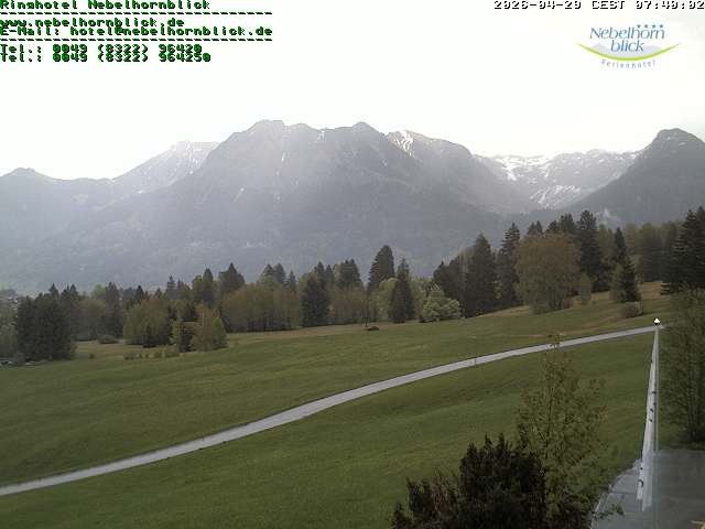 Archiv Foto Webcam Nebelhornblick