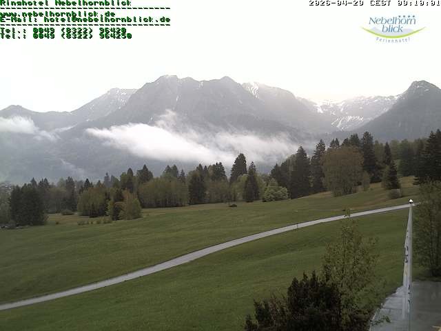 Archiv Foto Webcam Nebelhornblick