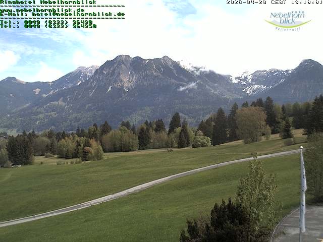 Archiv Foto Webcam Nebelhornblick