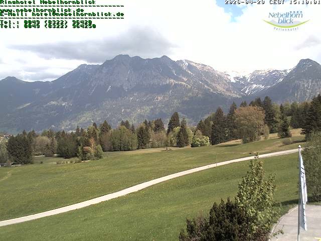 Archiv Foto Webcam Nebelhornblick