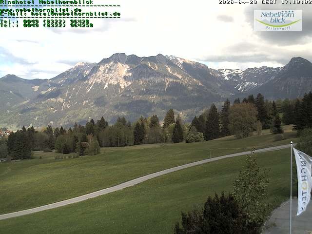 Archiv Foto Webcam Nebelhornblick