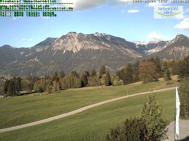 Archiv Foto Webcam Nebelhornblick