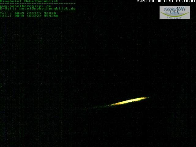 Archived image Webcam Hotel Nebelhornblick