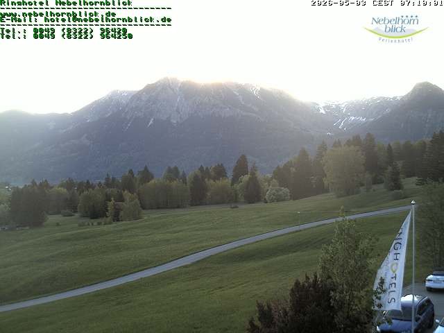 Archiv Foto Webcam Nebelhornblick