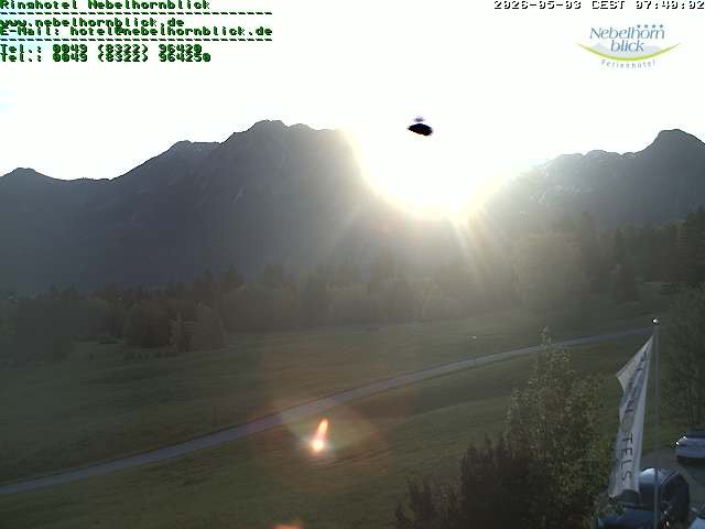 Archiv Foto Webcam Nebelhornblick