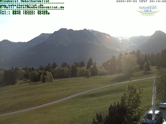 Archiv Foto Webcam Nebelhornblick