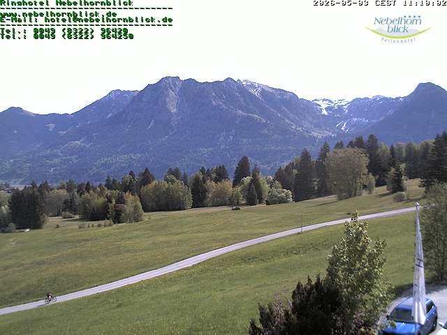 Archiv Foto Webcam Nebelhornblick