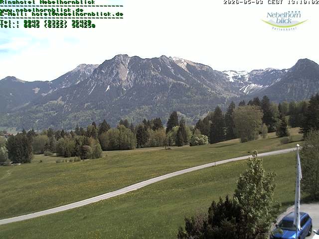 Archiv Foto Webcam Nebelhornblick