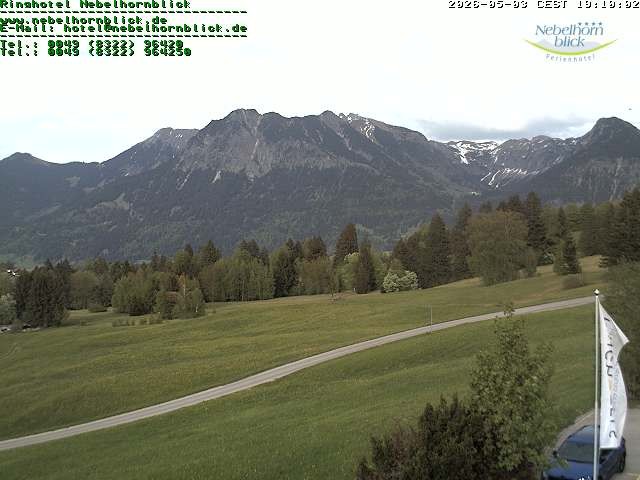 Archiv Foto Webcam Nebelhornblick