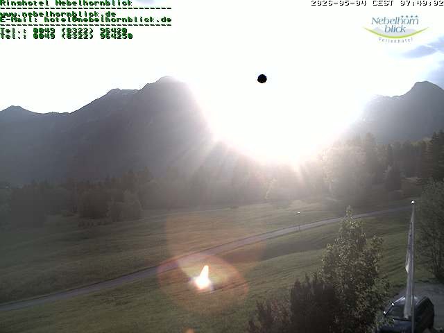 Archiv Foto Webcam Nebelhornblick