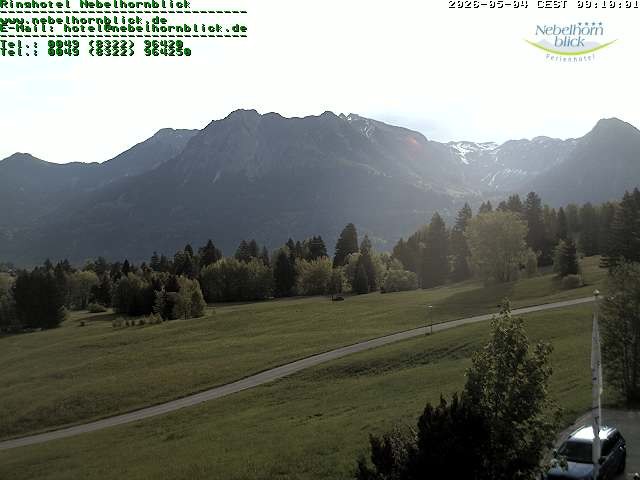Archiv Foto Webcam Nebelhornblick