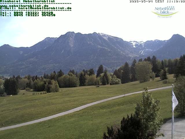Archiv Foto Webcam Nebelhornblick