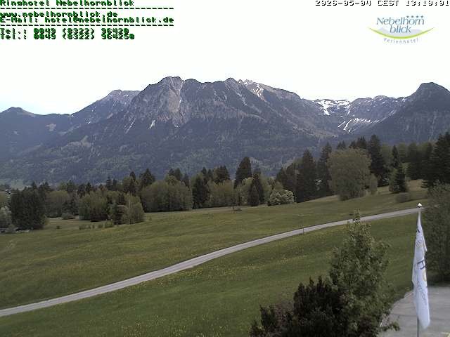 Archiv Foto Webcam Nebelhornblick