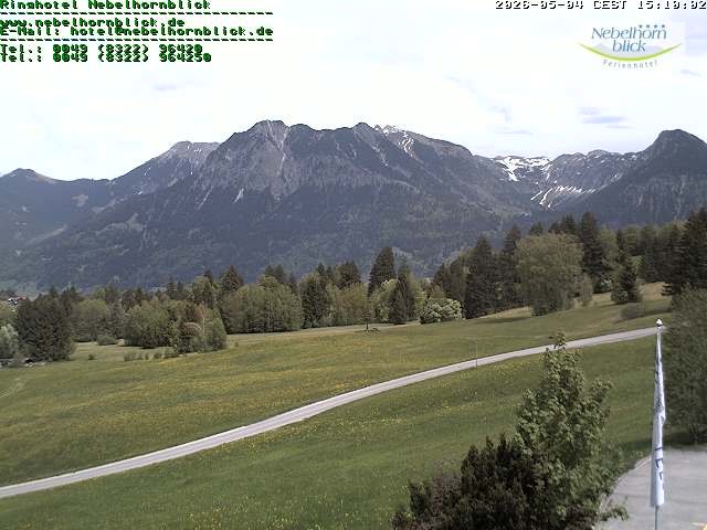 Archiv Foto Webcam Nebelhornblick