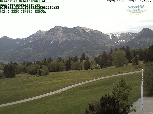 Archiv Foto Webcam Nebelhornblick