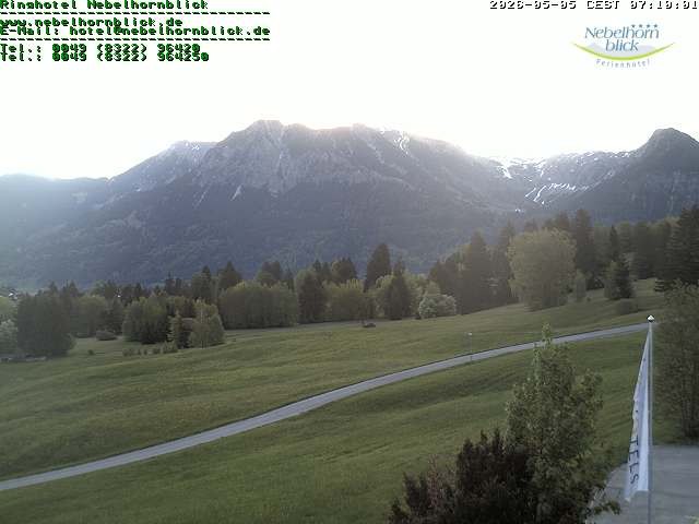 Archiv Foto Webcam Nebelhornblick