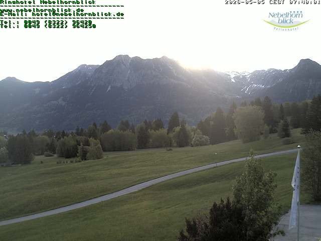 Archiv Foto Webcam Nebelhornblick