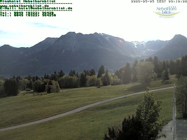 Archiv Foto Webcam Nebelhornblick