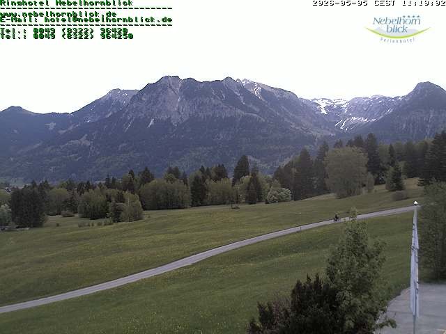 Archiv Foto Webcam Nebelhornblick