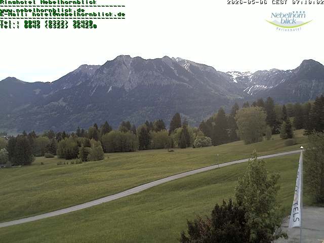 Archiv Foto Webcam Nebelhornblick