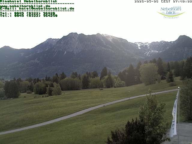 Archiv Foto Webcam Nebelhornblick