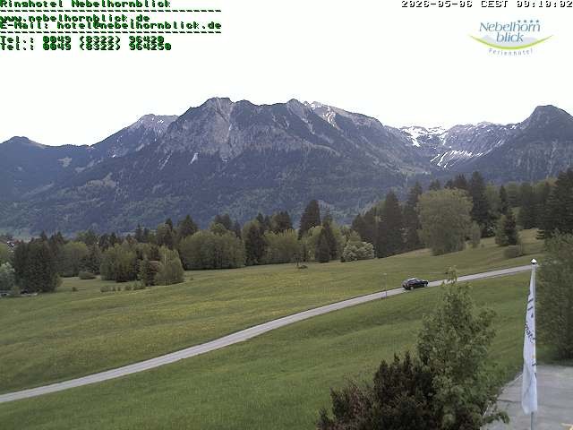 Archiv Foto Webcam Nebelhornblick