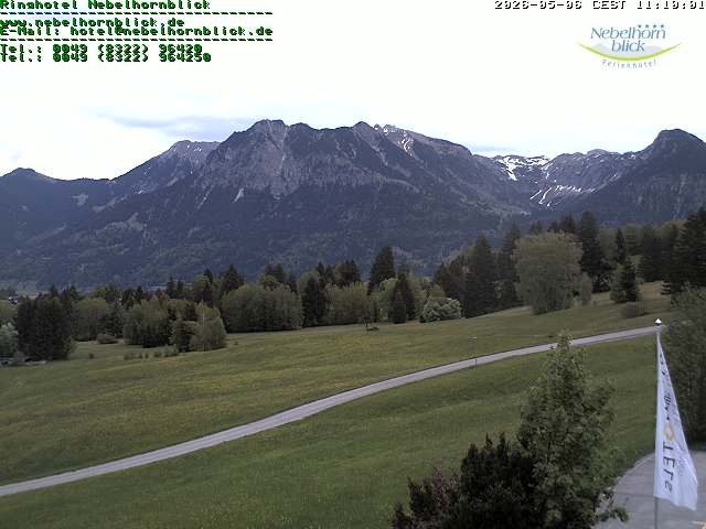 Archiv Foto Webcam Nebelhornblick