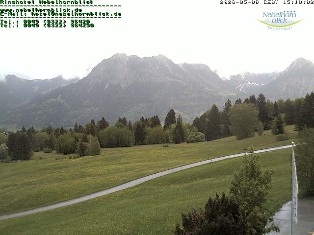 Archiv Foto Webcam Nebelhornblick
