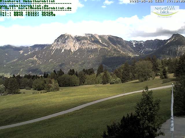 Archiv Foto Webcam Nebelhornblick