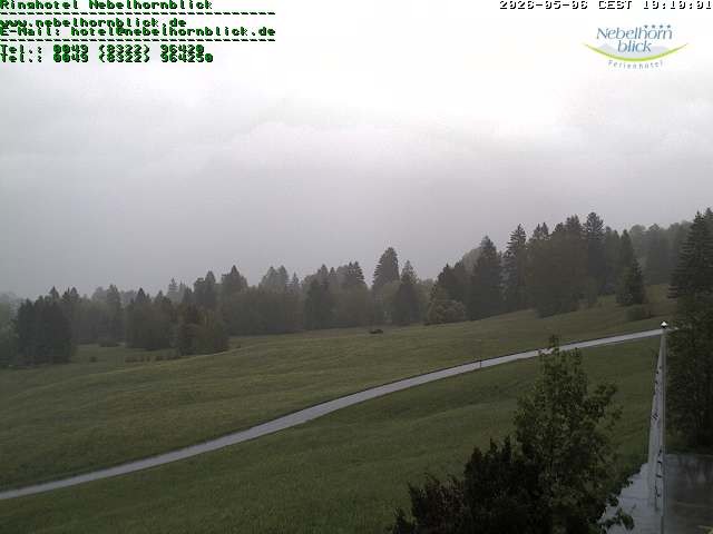 Archiv Foto Webcam Nebelhornblick