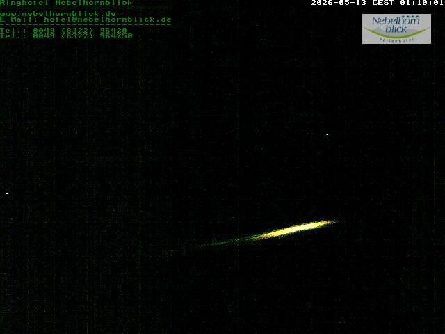 Archived image Webcam Hotel Nebelhornblick