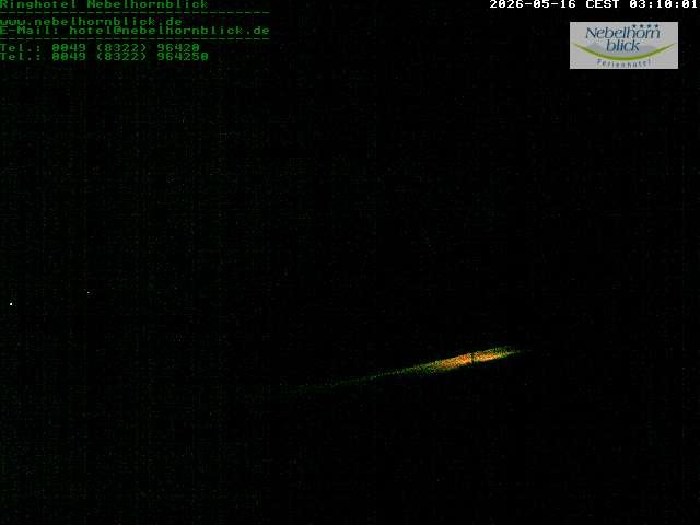Archiv Foto Webcam Nebelhornblick