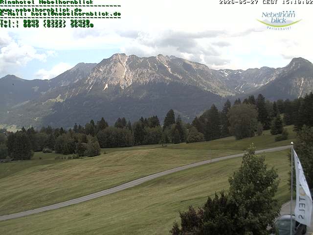 Archiv Foto Webcam Nebelhornblick