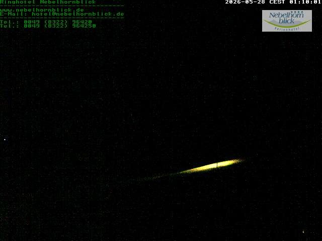 Archiv Foto Webcam Nebelhornblick