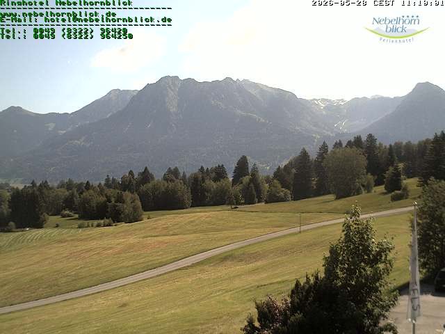 Archiv Foto Webcam Nebelhornblick