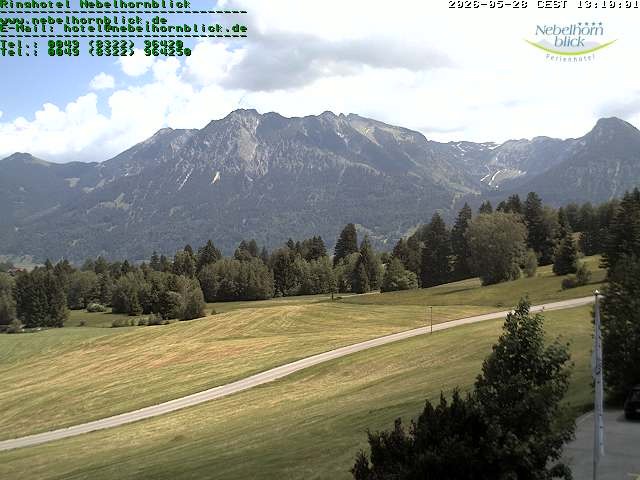 Archiv Foto Webcam Nebelhornblick