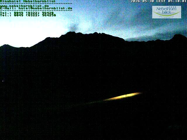 Archiv Foto Webcam Nebelhornblick