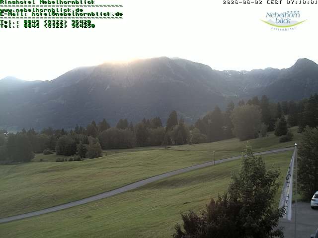 Archiv Foto Webcam Nebelhornblick