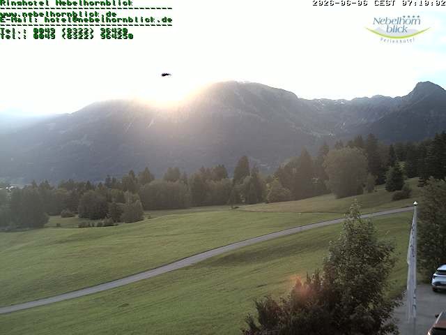 Archiv Foto Webcam Nebelhornblick