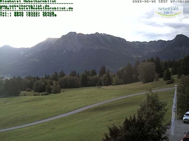 Archiv Foto Webcam Nebelhornblick