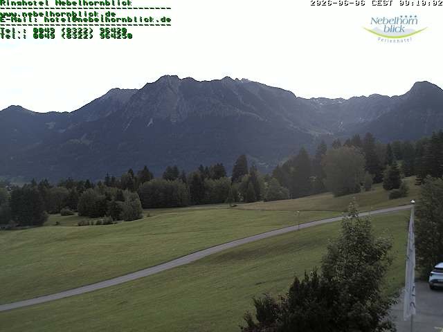 Archiv Foto Webcam Nebelhornblick