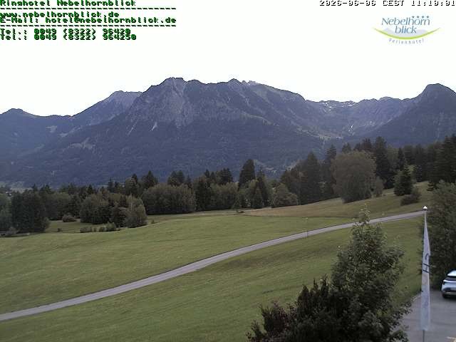 Archiv Foto Webcam Nebelhornblick