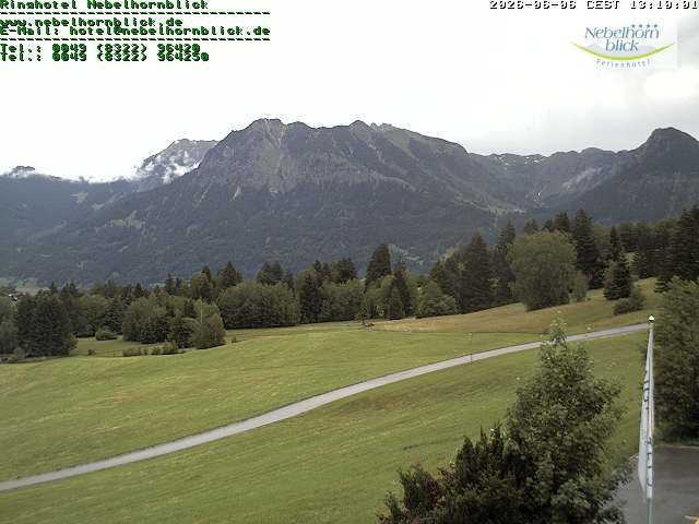 Archiv Foto Webcam Nebelhornblick