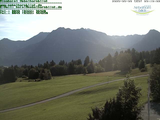 Archiv Foto Webcam Nebelhornblick