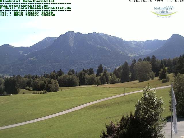 Archiv Foto Webcam Nebelhornblick
