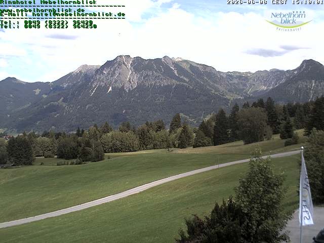 Archiv Foto Webcam Nebelhornblick