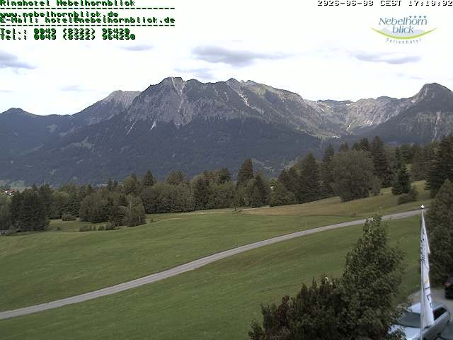 Archiv Foto Webcam Nebelhornblick